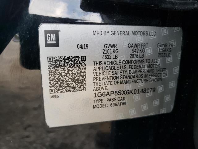 2019 CADILLAC CTS - 1G6AP5SX6K0148179