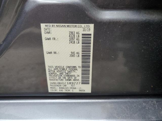 2020 NISSAN ALTIMA S - 1N4BL4BV2LC189727