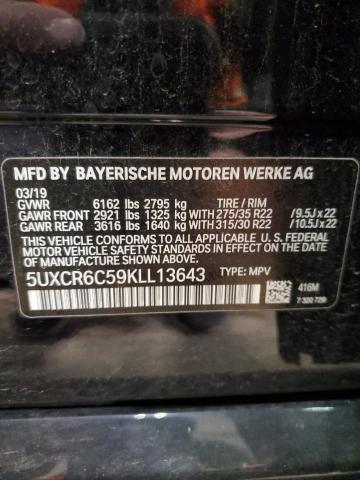 5UXCR6C59KLL13643 BMW X5 Xdrive40i