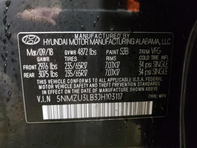 2018 HYUNDAI SANTA FE S - 5NMZU3LB3JH103117