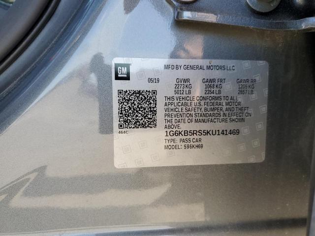 2019 CADILLAC CT6 LUXURY - 1G6KB5RS5KU141469