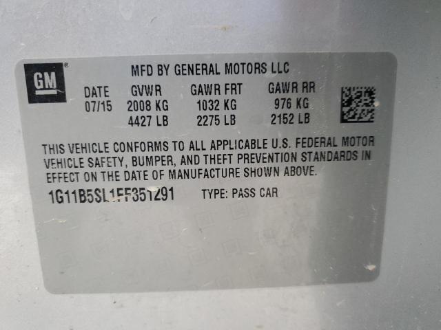 2015 CHEVROLET MALIBU LS - 1G11B5SL1FF351291