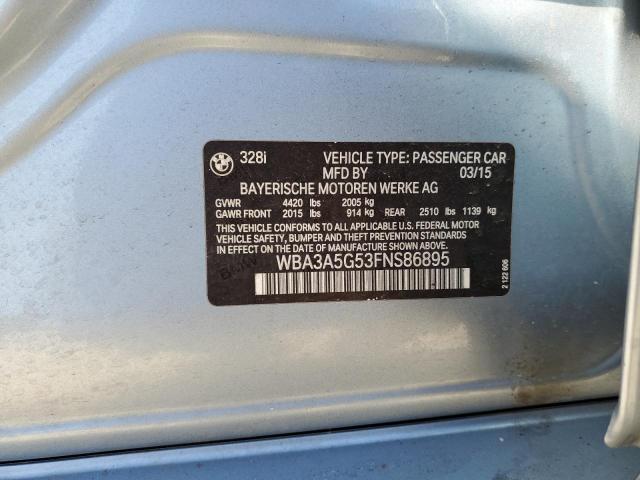 2015 BMW 328 I - WBA3A5G53FNS86895