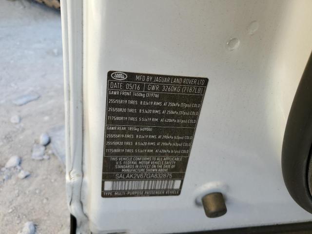 SALAK2V67GA832875 Land Rover LR4