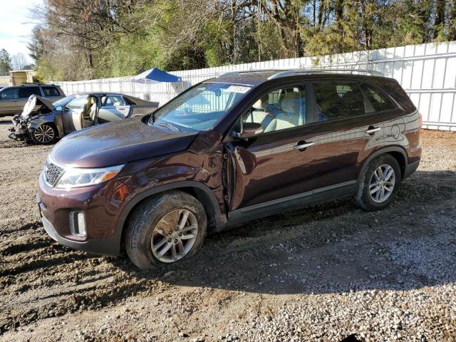 Salvage cars for sale from Copart Knightdale, NC: 2014 KIA Sorento LX