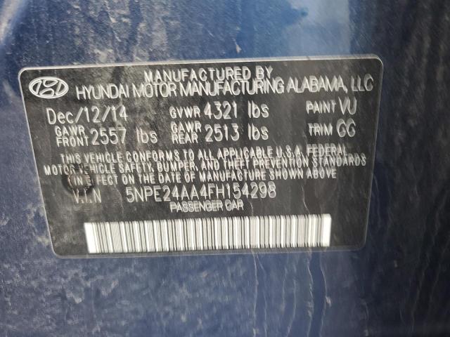2015 HYUNDAI SONATA ECO - 5NPE24AA4FH154298