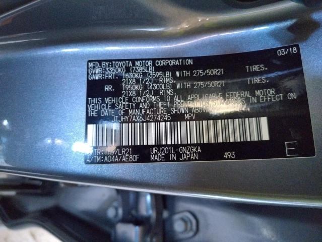 2018 LEXUS LX 570 JTJHY7AX6J4274245
