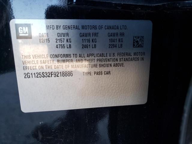 2015 CHEVROLET IMPALA LT - 2G1125S32F9218886