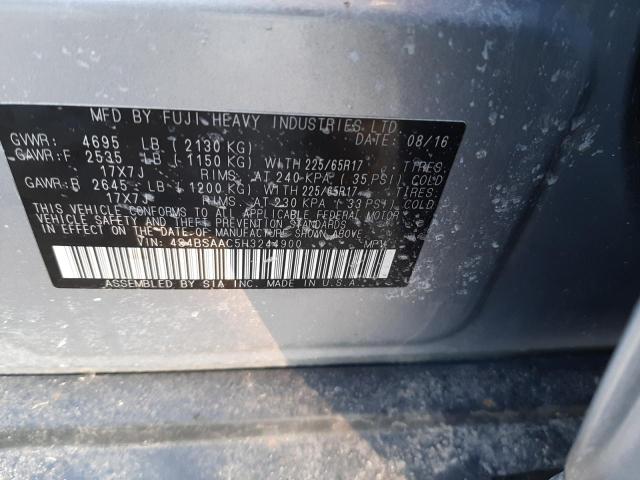 4S4BSAAC5H3244900 Subaru Outback 2.5i
