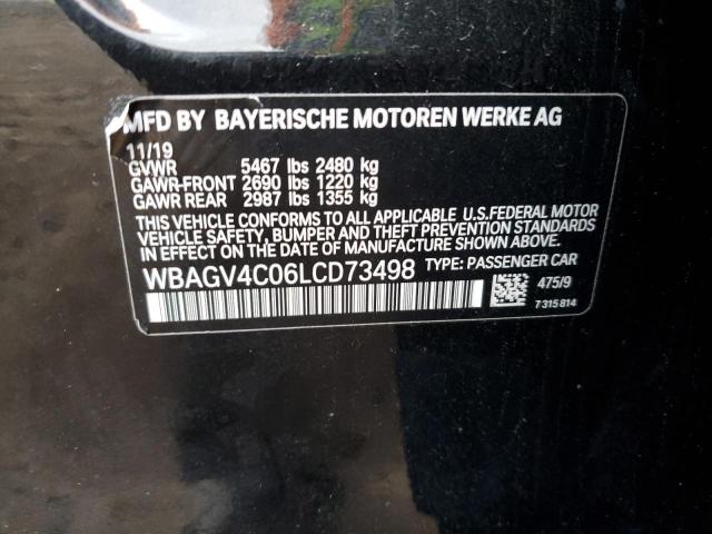 2020 BMW 840XI - WBAGV4C06LCD73498