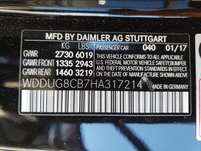 WDDUG8CB7HA317214 Mercedes-Benz S 550