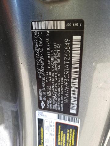 WMWMF3C50ATZ65849 Mini Cooper