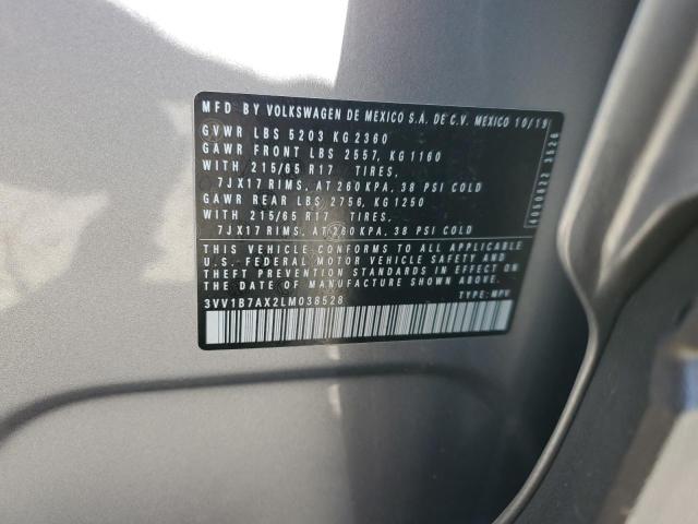2020 VOLKSWAGEN TIGUAN S - 3VV1B7AX2LM038528