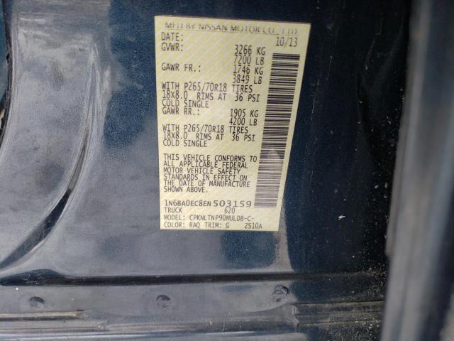 1N6BA0EC8EN503159 Nissan TITAN S
