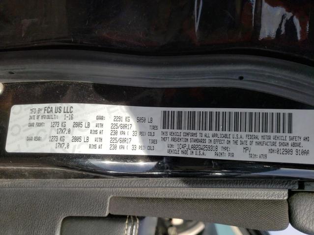 1C4PJLAB2GW259318 Jeep Cherokee Sport