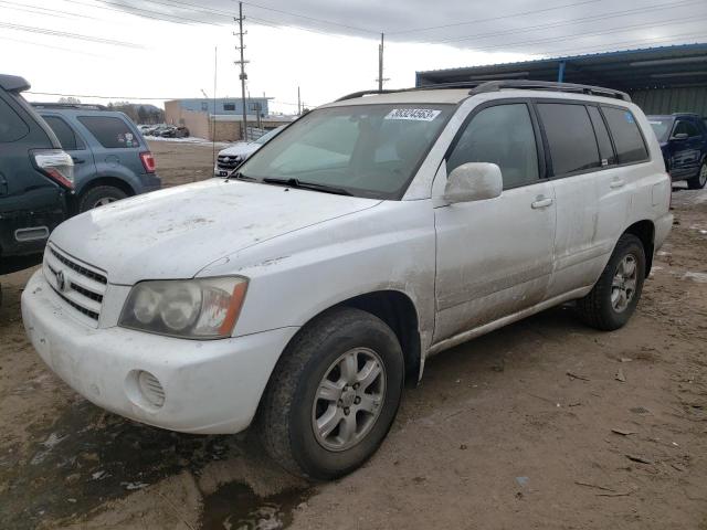 Salvage cars for sale from Copart Colorado Springs, CO: 2002 Toyota Highlander