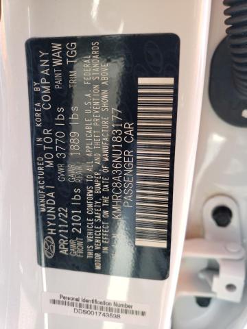 2022 HYUNDAI VENUE SEL KMHRC8A36NU183177