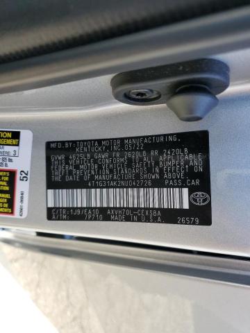 2022 TOYOTA CAMRY NIGH - 4T1G31AK2NU042726