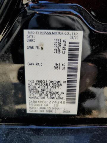 1N4BL4BV3LC274348 Nissan ALTIMA S