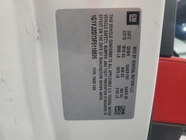 2015 CHEVROLET CORVETTE S - 1G1YJ2D73F5118826