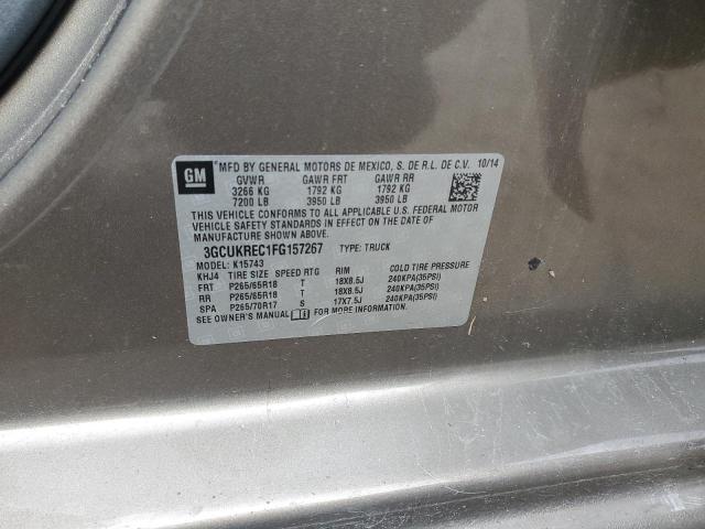 2015 CHEVROLET 1500 - 3GCUKREC1FG157267