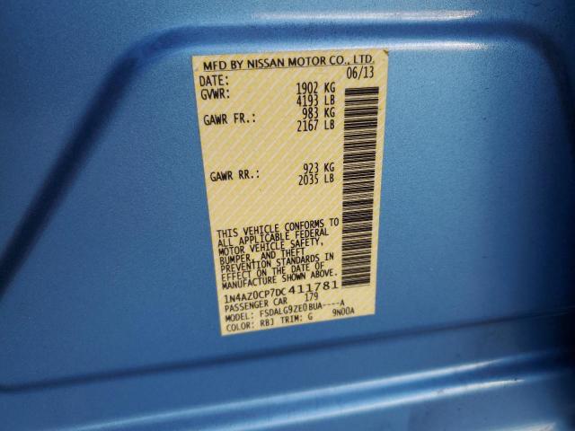 1N4AZ0CP7DC411781 Nissan Leaf