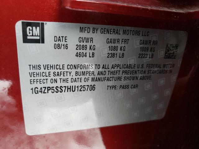 2017 BUICK LACROSSE E - 1G4ZP5SS7HU125706