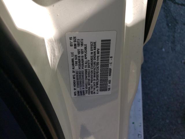 2015 HONDA ODYSSEY TO - 5FNRL5H9XFB124799