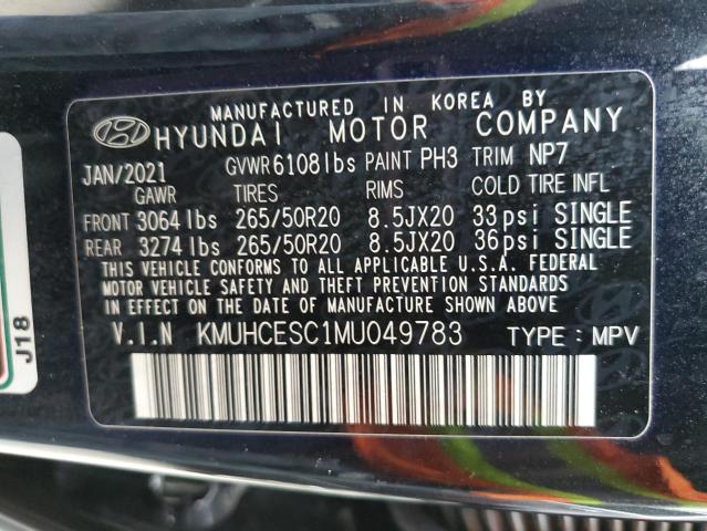 2021 GENESIS GV80 BASE KMUHCESC1MU049783