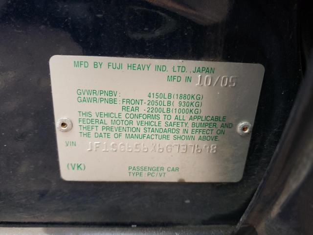 JF1SG656X6G737698 Subaru Forester 2.5x Premium