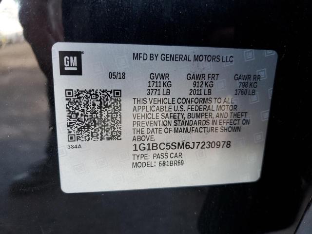 2018 CHEVROLET CRUZE LS 1G1BC5SM6J7230978