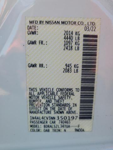 2022 NISSAN ALTIMA SR - 1N4AL4CV3NN350197