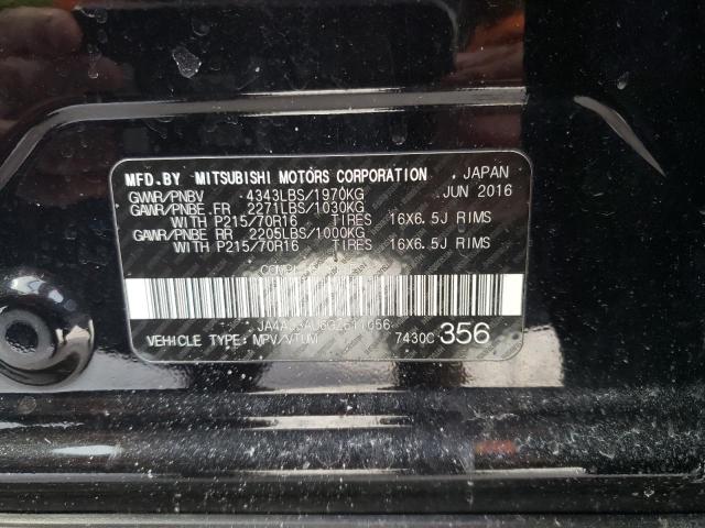 2016 MITSUBISHI RVR SE JA4AJ3AU6GZ611056