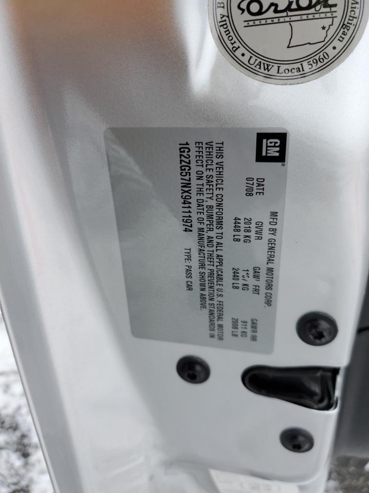 2009 PONTIAC G6 - 1G2ZG57NX94111974