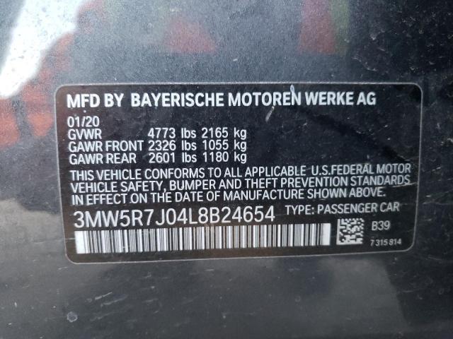 3MW5R7J04L8B24654 BMW 330XI