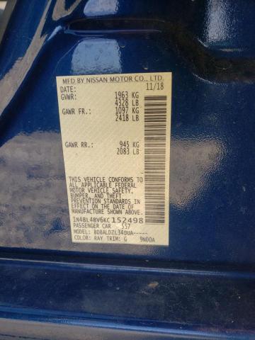 2019 NISSAN ALTIMA S - 1N4BL4BV6KC152498