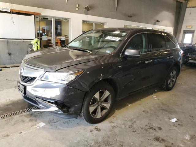 Salvage cars for sale from Copart Sandston, VA: 2016 Acura MDX
