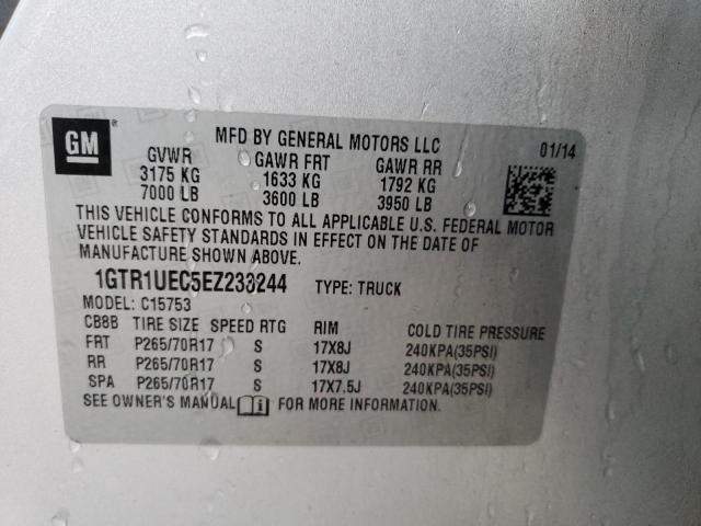 1GTR1UEC5EZ233244 GMC Sierra C1500 Sle