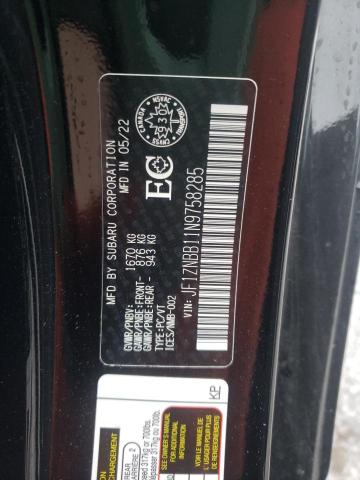 2022 TOYOTA GR 86 JF1ZNBB11N9758285