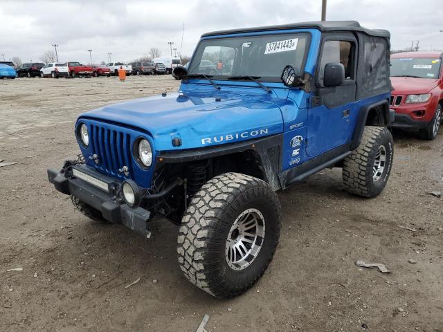 2003 JEEP WRANGLER / TJ SPORT for Sale | IN - INDIANAPOLIS | Tue. Apr 04,  2023 - Used & Repairable Salvage Cars - Copart USA