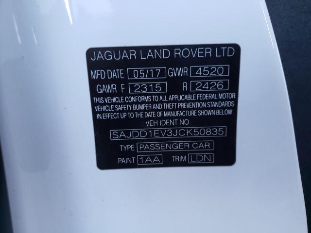SAJDD1EV3JCK50835 Jaguar F-Type