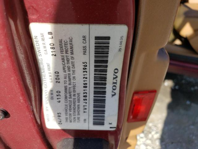YV1JS8318S1213965 Volvo 940