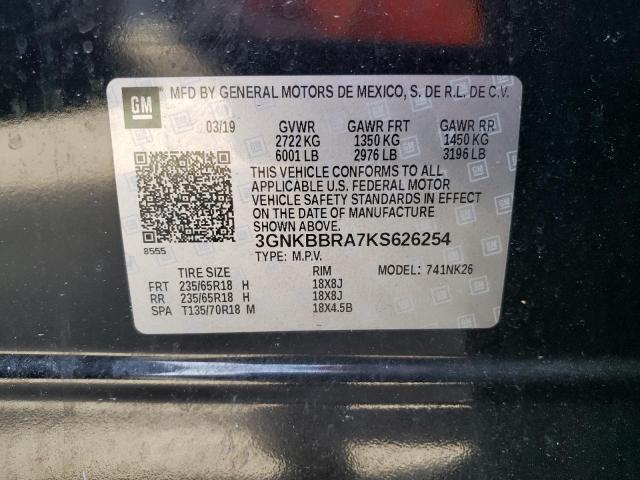 2019 CHEVROLET BLAZER 1LT - 3GNKBBRA7KS626254