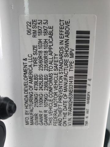 2022 HONDA CR-V EX - 7FARW2H53NE031418