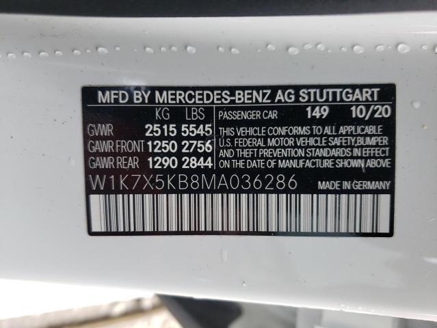 2021 MERCEDES-BENZ AMG GT 43 - W1K7X5KB8MA036286