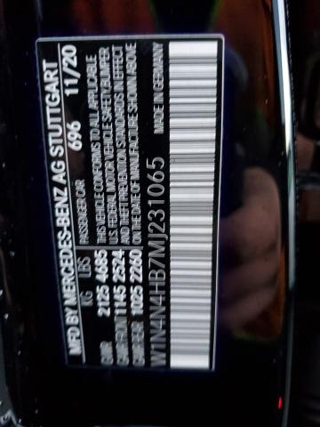 2021 MERCEDES-BENZ GLA 250 4M W1N4N4HB7MJ231065