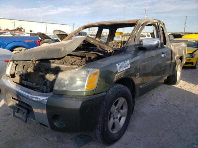 Salvage cars for sale from Copart Haslet, TX: 2004 Nissan Titan XE