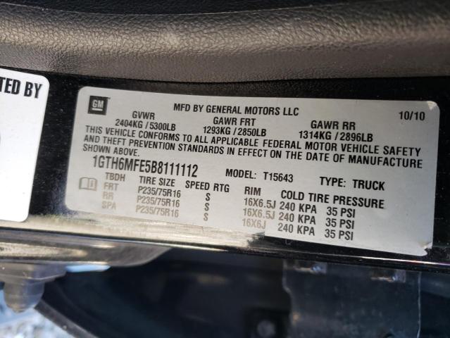 1GTH6MFE5B8111112 GMC CANYON SLE