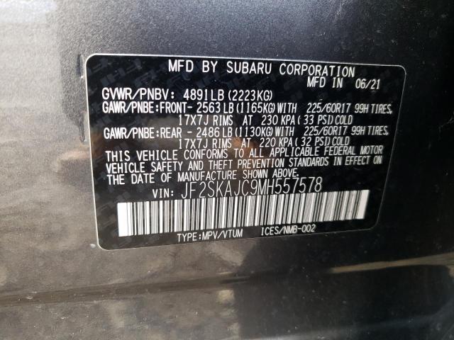 JF2SKAJC9MH557578 Subaru Forester Premium