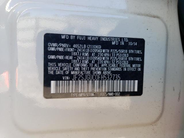 JF2SJGUC0FH532735 Subaru Forester 2.0xt Touring